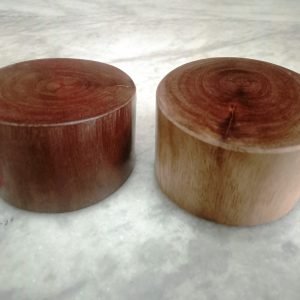 Handmade Sonajhuri Wood Paper Weight Set of Two