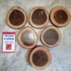 Sonajhuri Wooden Table Coaster Set of Six