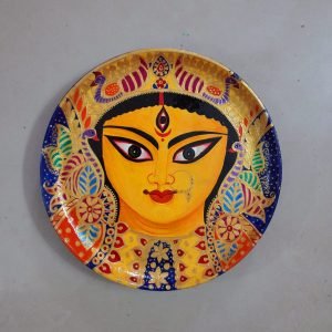 Ma Durga Wooden Wall Hanging Plate