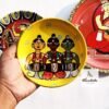 Patachitra Painting on Wall Hanging Plate Set of Three