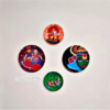 Traditional Painting Wall Hanging Plate Set of Four