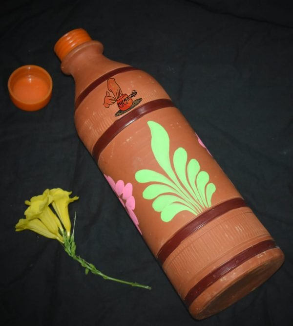Terracotta Painted Water Bottle