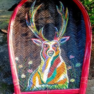 Hand Painted Deer Kulo