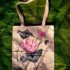 Flower Hand Painted Tote Bag
