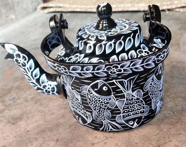 Patachitra Hand Painted Kettle