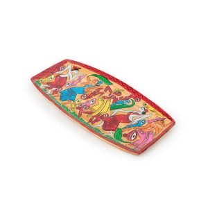 Tribal Patachitra Painting on Tray