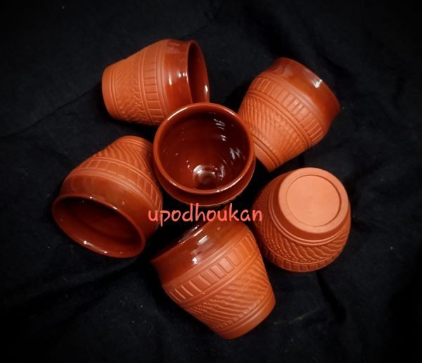 Ceramic Coated Kullad Set of Six