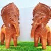 Special Terracotta Elephant Pair