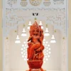 Wooden Saraswati Idol / maa Saraswati home decor