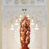 Wooden Maa Swaraswati / Ajanta Swaraswati Murti / Wooden Saraswati Idol / Kather Saraswati Thakur / Dokra Saraswati Idol / Dokra Saraswati Thakur/ Shola Saraswati Idol / Shola Saraswati Thakur