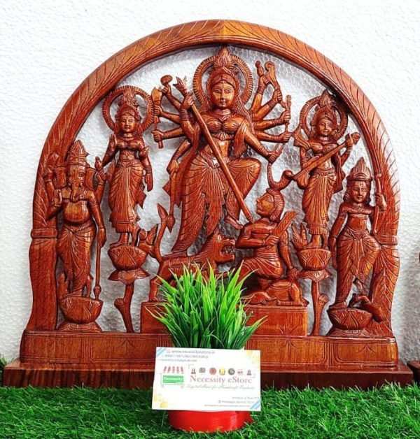 Wooden Maa Durga