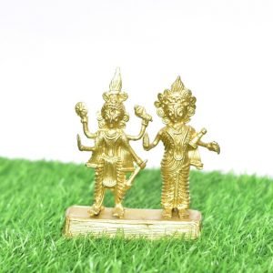 Dokra Standing Laxmi-Narayan Idol