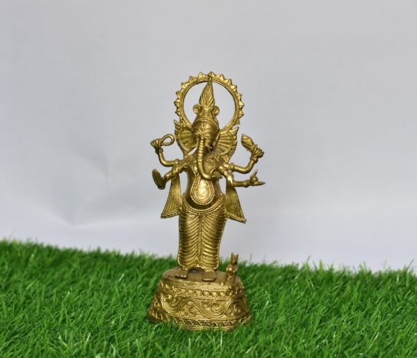 Dokra Standing Ganesh Showpiece