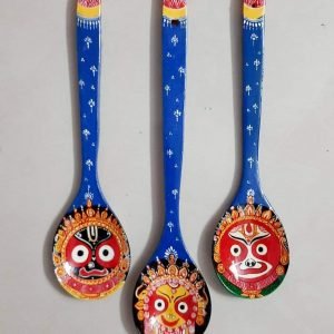 Jagannath Hand Painted Spatula Set of Three