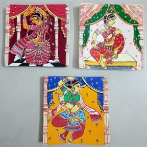Dancing Lady Patachitra Painting Set