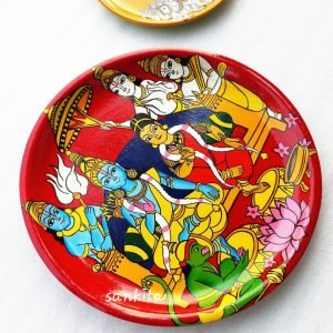 Ramayan & Mahabharat Theme Hand Painted Plates