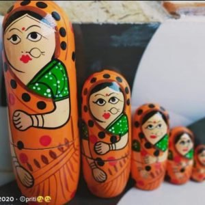 Women Hand Painted Nesting Doll Set