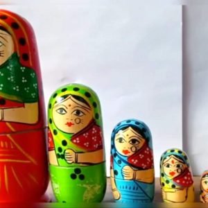 Handmade Women Nesting Doll Set