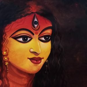 Durga Maa Hand Painted Painting