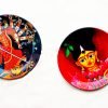 Durga Pujo Theme Hand Painted Plates
