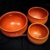 Ceramic Coated Bowl Set of Three