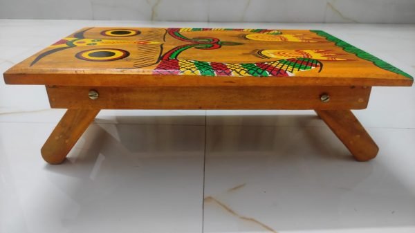 Wooden Owl Designed Bed Table