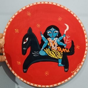 Kaalratri Goddess Painted Plate