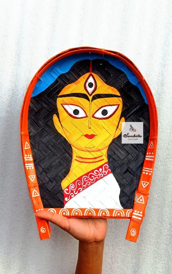Maa Durga Hand Painted Kulo
