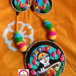 Goddess Saraswati Hand Painted Jewellery