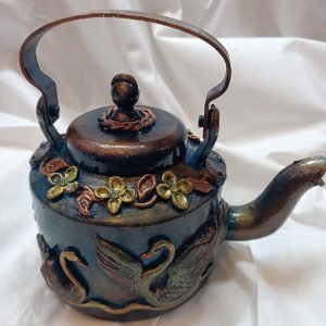 Hand Painted Kettle 3D Work