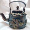 Hand Painted Kettle With 3D Work