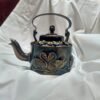 Hand Painted Kettle With 3D Work