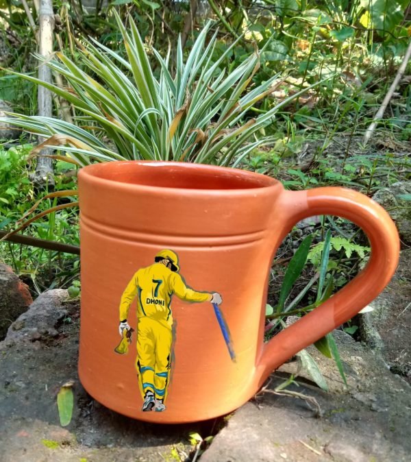 MS Dhoni Ceramic Coated Coffee Mug