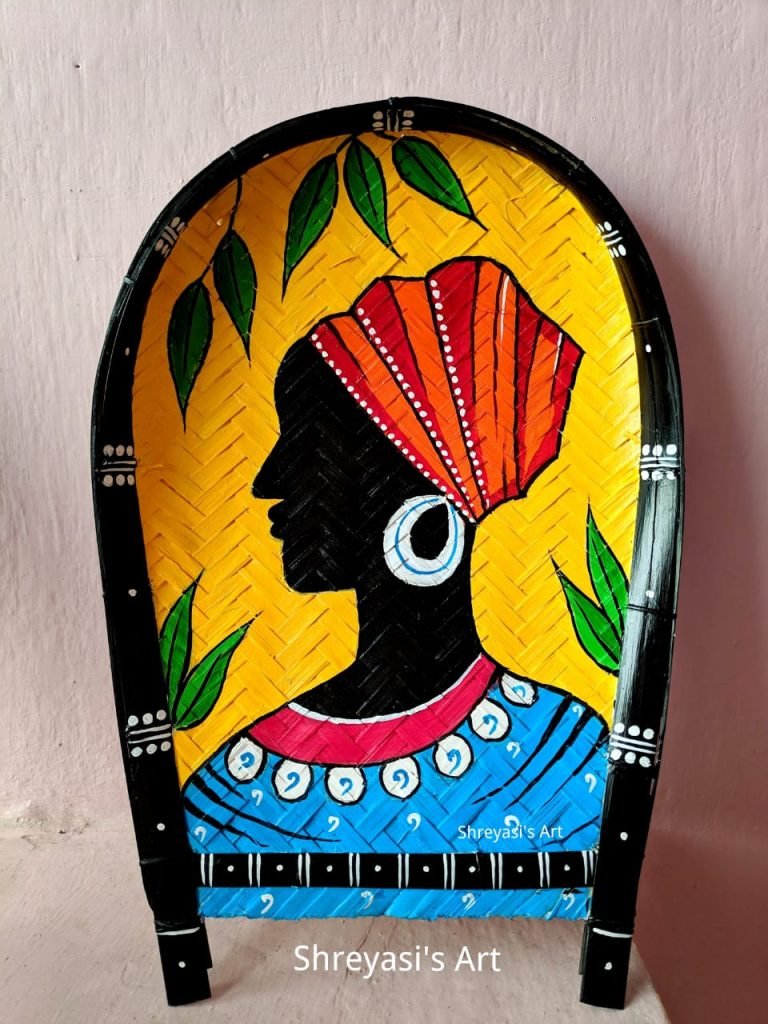 Hand painted Kulo Art, Colorful handicraft art form-Necessity eStore